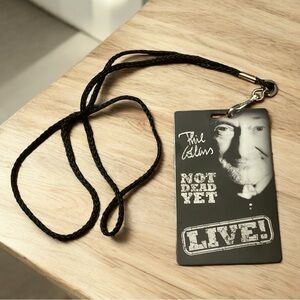 Phil Collins🥁”Not Dead Yet” “Live!”VIP RIP Concert Pass!